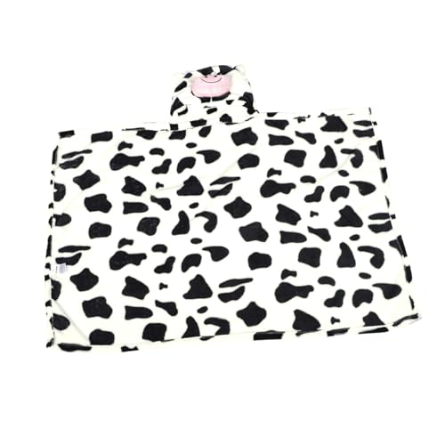 WATIIFUFU Weiches Kapuzenbadetuch für Hochsaugfähiges Flanell Badetuch mit Niedlichem Cartoon Motiv als Bade Strandponcho für Kleinkinder und Junge Mädchen von WATIIFUFU