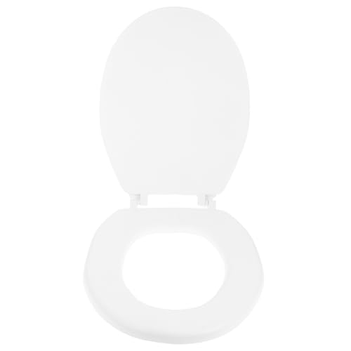 WATIIFUFU Weißer Dicker Toilettensitzdeckel aus Langlebigem Material Geräuschloser Wc Sitzbezug für Haushalt Weicher Kratzfester Toilettensitz Passend für Standard Toiletten WATIIFUFU Weißer Dicker Toilettensitzdeckel aus Langlebigem Material Geräuschloser Wc Sitzbezug für Haushalt Weicher Kratzfester Toilettensitz Passend für Standard Toiletten von WATIIFUFU