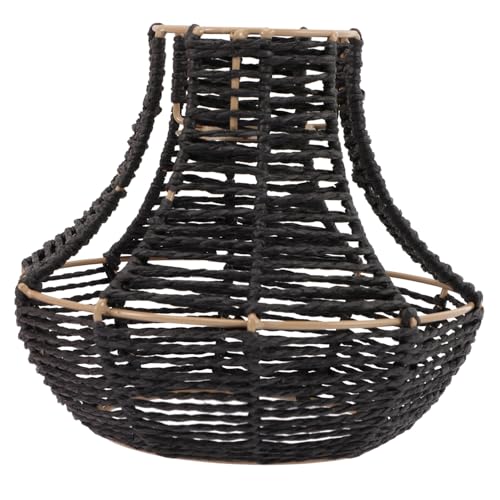 WATIIFUFU Woven Imitation Rattan Lampenschirm Dekorativer Pendelleuchten-abdeckung Leicht Installierbar Langlebig für Esszimmer Wohnzimmer Boho-stil Stilvolles Wohnaccessoire WATIIFUFU Woven Imitation Rattan Lampenschirm Dekorativer Pendelleuchten-abdeckung Leicht Installierbar Langlebig für Esszimmer Wohnzimmer Boho-stil Stilvolles Wohnaccessoire von WATIIFUFU