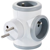 Kabellose Steckdosenleiste mit drehbarem Stecker, 3 Steckdosen, weiß, WATT&CO WATT&CO Kabellose Steckdosenleiste mit drehbarem Stecker, 3 Steckdosen, weiß, WATT&CO WATT&CO von WATT & CO