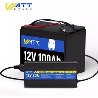 LiFePO4 12V 280Ah Mini Batterie mit Bluetooth – Ultrakompakt, Leicht & Intelligentes bms – Ideal für Wohnmobile, Boote & Solaranlagen - Wattcycle von WATTCYCLE