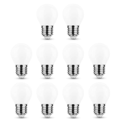 WATTERIE 10er Pack E27 LED Globe Mini G45 6W 840 neutralweiß nicht dimmbar - E27 LED - Glühbirne - Bulb von WATTERIE
