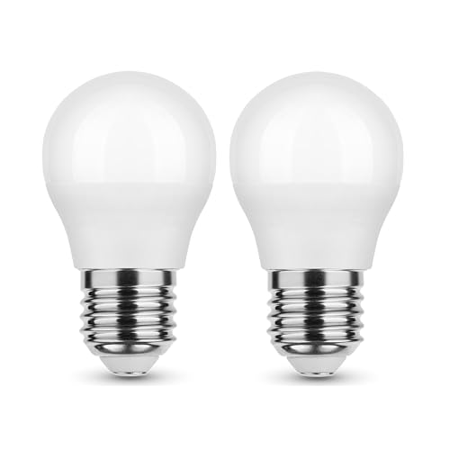 WATTERIE 2er Pack E27 LED Globe Mini G45 6W 840 neutralweiß nicht dimmbar - E27 LED - Glühbirne - Bulb von WATTERIE