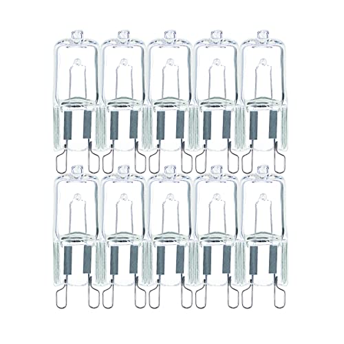 WATTERIE: 10er Pack: Halogen Stiftsockellampe G9 42 Watt ersetzt 56W warmweiß 2700K dimmbar 220-240V 630 Lumen ► Halogen ► Leuchtmittel ► Stiftsockellampe ► Halogen G9 ► Leuchtmittel G9 von WATTERIE
