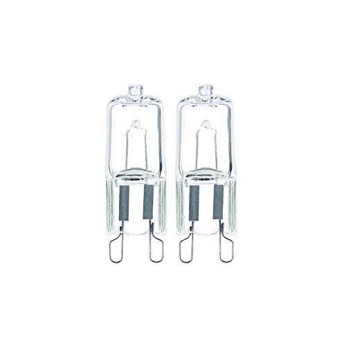 WATTERIE: 2er Pack: Halogen Stiftsockellampe G9 42 Watt ersetzt 56W warmweiß 2700K dimmbar 220-240V 630 Lumen ► Halogen ► Leuchtmittel ► Stiftsockellampe ► Halogen G9 ► Leuchtmittel G9 von WATTERIE