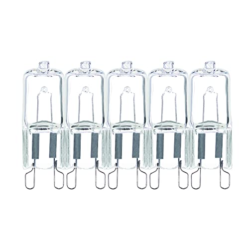 WATTERIE: 5er Pack: Halogen Stiftsockellampe G9 42 Watt ersetzt 56W warmweiß 2700K dimmbar 220-240V 630 Lumen ► Halogen ► Leuchtmittel ► Stiftsockellampe ► Halogen G9 ► Leuchtmittel G9 von WATTERIE