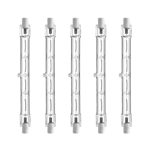 WATTERIE: 5er Pack: Halogenstab 118mm R7s 120 Watt warmweiß 2700K dimmbar 220-240V 2250 Lumen ► Halogen ► Leuchtmittel ► Halogenstab ► R7s ► R7s Leuchtmittel ► Halogenstab 118mm von WATTERIE