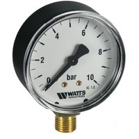 Manometer Anschluss unten 1/4, Anzeige 0-16 bar, Durchmesser 63mm von WATTS