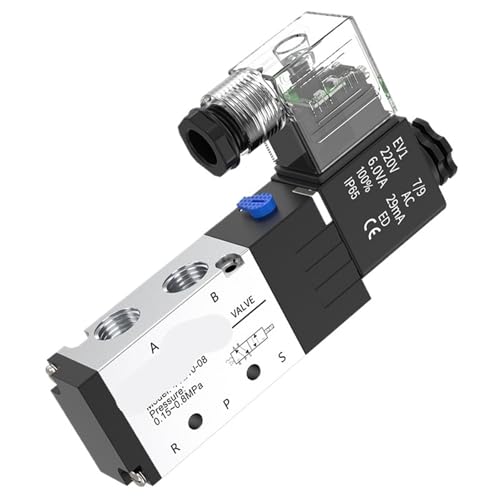 4V210-08 pneumatisches Magnetventil 110-06 Zwei-Positionen-Fünf-Wege-Steuerung 220 Zylinder Umkehr-Elektronikventil 24 V(17) von WATTSBVD