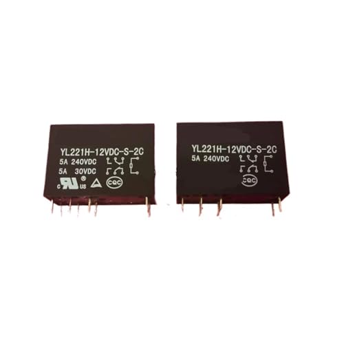 YL221H-12VDC-S-2C 14F-2C-12V 8-poliges Doppel-5A-RELAIS von WATTSBVD