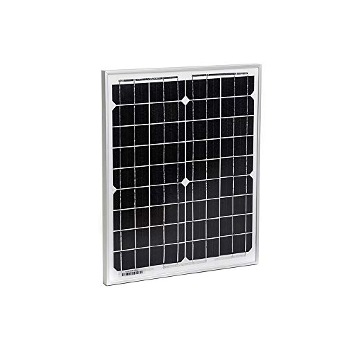 Solarkontor 30 Watt Solarmodul SK30MONO - Solarpanel 12V Monokristalline Solarzellen (30W) von WATTSTUNDE
