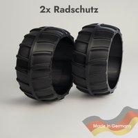 2x Radschutz Für Worx Landroid - L1500 L2000 | Vorderrad 2x Radschutz Für Worx Landroid - L1500 L2000 | Vorderrad von WAV3DCreations
