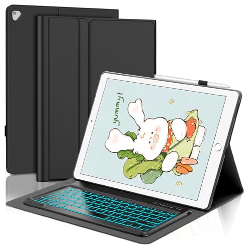 WAVATA Tastatur für iPad Pro 12.9 2/1 Generation 2017/2015 mit Beleuchtete, Hülle mit Tastatur für iPad Pro 12.9 QWERTZ Layout Magnetisch Abnehmbarer, Schwarz WAVATA Tastatur für iPad Pro 12.9 2/1 Generation 2017/2015 mit Beleuchtete, Hülle mit Tastatur für iPad Pro 12.9 QWERTZ Layout Magnetisch Abnehmbarer, Schwarz von WAVATA