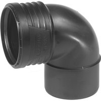 PP-HT Sitech Plus 110/87,5 Sanitärbogen, für geräuscharme Hausentwässerung, schwarz PP-HT Sitech Plus 110/87,5 Sanitärbogen, für geräuscharme Hausentwässerung, schwarz von WAVIN