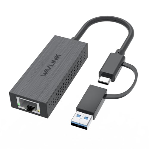 USB C zu Ethernet Adapter, WAVLINK 2.5G USB LAN Adapter, Kompatibel mit Laptop, PC mit Windows 7/8/10, XP, Vista, Mac OS 10.6 oder höher USB C zu Ethernet Adapter, WAVLINK 2.5G USB LAN Adapter, Kompatibel mit Laptop, PC mit Windows 7/8/10, XP, Vista, Mac OS 10.6 oder höher von WAVLINK