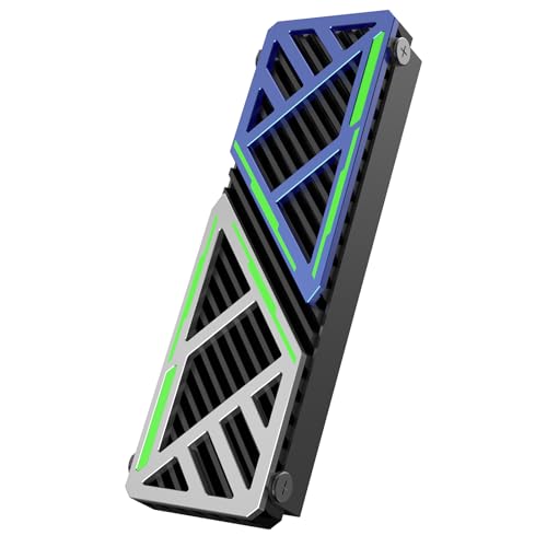 WAVLINK NVMe Kühlkörper 880X, M.2 Kühlkörper unterstützt 2280 NVMe/SATA SSDs für PC/PS5/mATX/Mini-ATX, Hochleistungs-SSD-Kühler mit Dual-Thermo-Silikon-Pads, 3 mm verstellbare Höhe, Aluminiumlegierung WAVLINK NVMe Kühlkörper 880X, M.2 Kühlkörper unterstützt 2280 NVMe/SATA SSDs für PC/PS5/mATX/Mini-ATX, Hochleistungs-SSD-Kühler mit Dual-Thermo-Silikon-Pads, 3 mm verstellbare Höhe, Aluminiumlegierung von WAVLINK