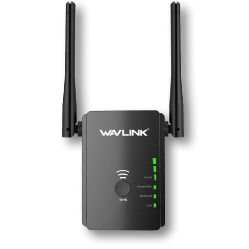 WAVLINK WLAN-Repeater, N300 WLAN-Booster mit Single-Band, 2 Antennen, Router, Repeater und AP-Modus, MIMO, für 100 m im Innenbereich WAVLINK WLAN-Repeater, N300 WLAN-Booster mit Single-Band, 2 Antennen, Router, Repeater und AP-Modus, MIMO, für 100 m im Innenbereich von WAVLINK
