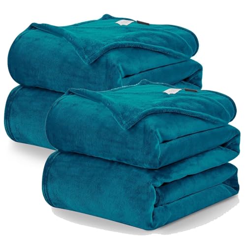WAVVE Kuscheldecke Flauschig 2er Set Decke Fleecedecke - 2 Stücke Set Sofadecke 150x200 cm Warm Wohndecke Couchdecke, Türkis Decke Weich Sofaüberwurf XL WAVVE Kuscheldecke Flauschig 2er Set Decke Fleecedecke - 2 Stücke Set Sofadecke 150x200 cm Warm Wohndecke Couchdecke, Türkis Decke Weich Sofaüberwurf XL von WAVVE