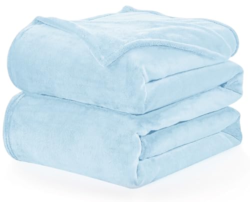 WAVVE Kuscheldecke Flauschig Decke Fleecedecke - Sofadecke Hellblau 220x240 cm Wohndecke Sommer Couchdecke Weich, XXL Groß Decke Sofa Leicht WAVVE Kuscheldecke Flauschig Decke Fleecedecke - Sofadecke Hellblau 220x240 cm Wohndecke Sommer Couchdecke Weich, XXL Groß Decke Sofa Leicht von WAVVE