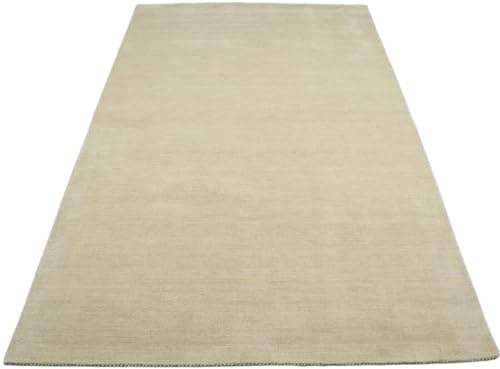 Beige Teppich 100% Wolle 200x300 cm Gabbeh Loom Handgewebt T958 von WAWA TEPPICH