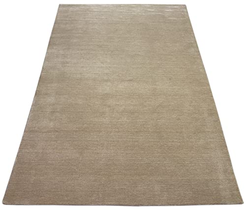 Gabbeh Beige Teppich 100% Wolle Handgewebt Orientteppich Loom Lori (170 x 240 cm, Beige) von WAWA TEPPICH