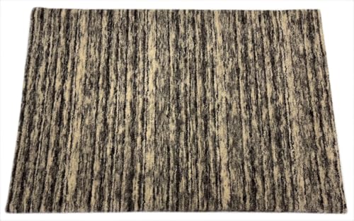 Handgewebter Wollteppich 60x90 cm Multigrau Modern Design Teppich D824 Handgewebter Wollteppich 60x90 cm Multigrau Modern Design Teppich D824 von WAWA TEPPICH