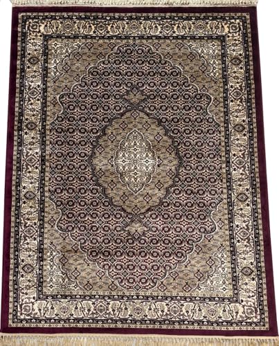 Orientteppich Kastanienbraun Kaschmir, Tabriz Design Teppich 150x210 cm M36M von WAWA TEPPICH