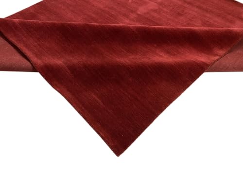Rot Teppich 100% Wolle Orientteppich Gabbeh Loom Handgefertigt 240X295 cm von WAWA TEPPICH