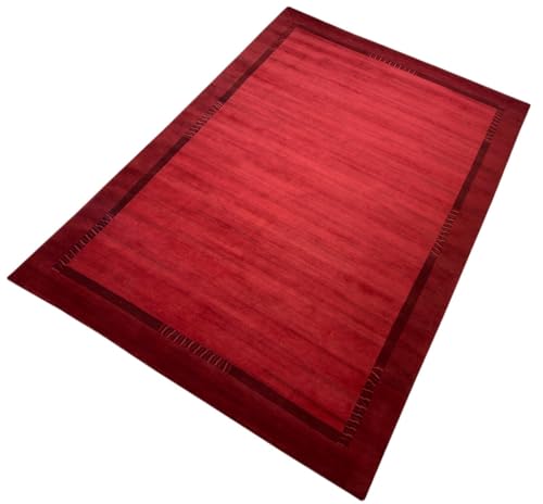 Rot Teppich Handgeknüpft 250X350 cm Orange 100% Wolle Orientteppich Indo Nepal von WAWA TEPPICH