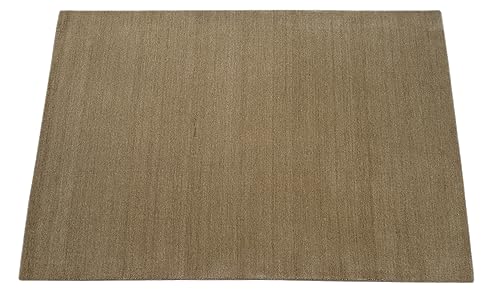 WAWA TEPPICH Handgefertigter orientalischer Gabbeh Teppich aus 100% Wolle Loom Handgewebte 120x180 cm Beige von WAWA TEPPICH
