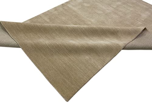 WAWA TEPPICH Handgefertigter orientalischer Gabbeh Teppich aus 100% Wolle Loom Handgewebte 200X250 cm Beige von WAWA TEPPICH