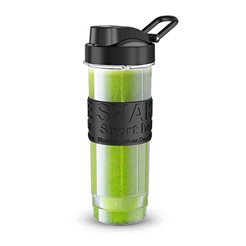 Smoothie Flaschen, Mixer Smoothie Maker Trinkflasche/Tritan flasche/Wasserflasche 570ml BPA-frei für Sport Mini Mixer Shake Smoothie Maker von WAWORIO