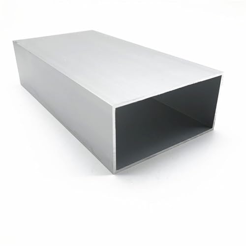 1 Stück dekoratives Aluminiumprofil, 50 x 100 mm, rechteckiges Rohr, 6063, Vierkantrohr for die Tür- und Fensterrahmenindustrie(50x100x2mm) von WAWPU