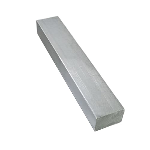 6061 Aluminium Flachstange Platte Streifen Metalllegierung Metallblöcke for Fräsen Länge 100mm dekorativ biegbar 1Stk(4x10x100mm 1pc) von WAWPU