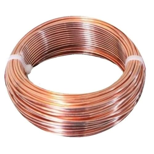 99,9% weicher Kupferdraht, 5 m, reiner Kupferdraht zur Schmuckherstellung, Basteldraht, 2,5 mm, 2 mm, 2,3 mm(2mm) von WAWPU