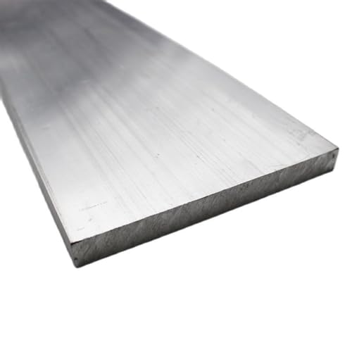 Aluminiumplatte 2 mm 3 mm 4 mm 5 mm 6 mm 8 mm 10 mm 2 mm x 12 mm x 100 mm 3 mm x 20 mm x 100 mm 6 mm x 20 mm x 100 mm dekorativ biegbar 1 Stück(8x8x100mm 1pc) von WAWPU