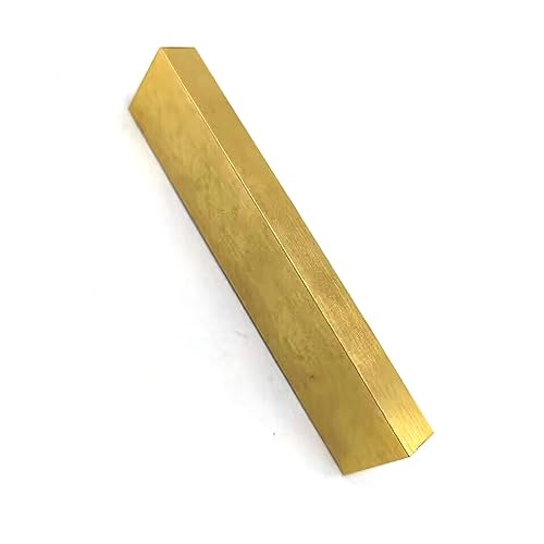 Flaches Blech H59 Messingplatte Blech Messingblock for Schweißen Stangenware Stangendekoration Hobbys Blankoblock quadratische Materialien 1Stk(20x50x100mm 1pc) von WAWPU