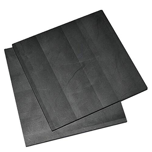 Graphitplatte Hochreine Kohlenstoffelektrodenplatte Pyrolyseform 100 x 200 x 2 mm(*1 piece) von WAWPU