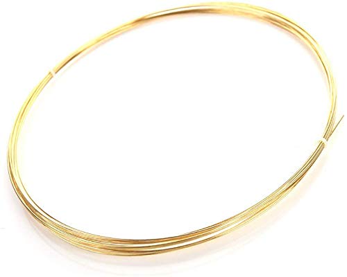 Kupferdraht, Messingdraht, blanker Draht, Länge: 2000 mm, Durchmesser 0,3 mm bis 0,5 mm(0.5mm) von WAWPU