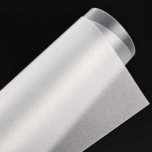 Mattierte PP-Kunststoffplatte 450 × 600 mm, 0,3–3 mm, halbtransparente Polypropylenplatte, matte Anzeigetafel for Werkbankabdeckung, Schnittmuster, Hintergrund, Beschilderung(0.6mm) von WAWPU