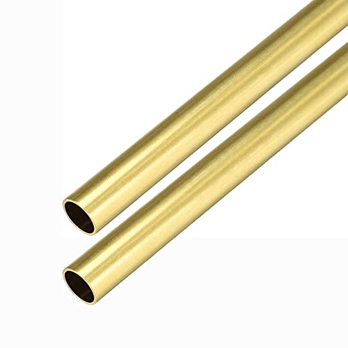 Messingrohr Hohl Gerader harter Zustand 4mm4.5mmOD0.2mm0.25mm0.3mm0.4mm0.5mm0.75mm1mm Wandstärke500mmLänge2St(4mm*0.75 * 500mm) von WAWPU