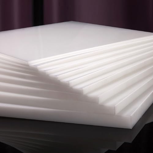 Nylon-Kunststoffplatten, 1–20 mm dicke Platten, hochfeste Polyamidplatten for Industrie- und Heimwerkeranwendungen(300 * 400 * 1mm) von WAWPU