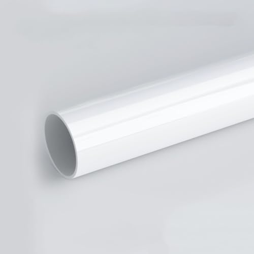 PVC-Rohr, 90 mm Außendurchmesser x 3 mm Wandstärke, Hartplastik, for Entwässerung, Heimwerkerarbeiten, DIY-Projekte, 1 Stück, 0,2 m von WAWPU