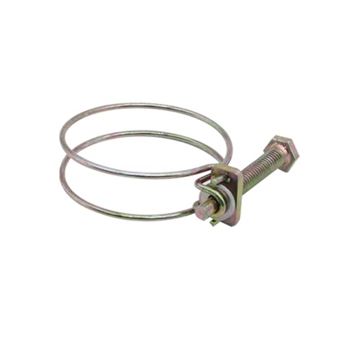 Schlauchschellen, 10 Stück Klemme Verstellbare Rohr Doppeldrahtklammer Sanitärbefestigung Hardware 9mm-80mm(67-76mm) von WAWPU