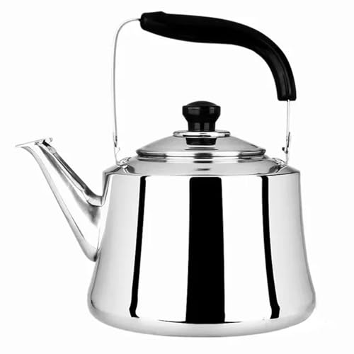 Teekessel for den Herd mit Sieb for Gasherd, Wasserkocher for den Herd mit hoher Pfeife for Induktions- und Elektroherde(1.5L) von WAWPU