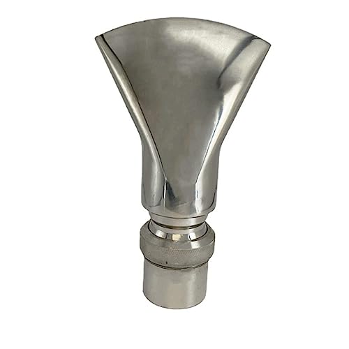 WAWPU 1/2'3/4" 1" 1,5" 2" 2. 3" Fächerförmige Springbrunnendüse SS304 Flachmund-Sprühwasserkopf for Gartenbrunnen und Teiche(SS304 2" Adjustable Duckbilled) von WAWPU