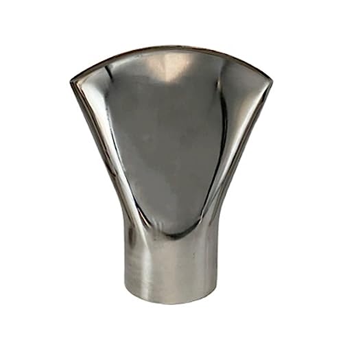 WAWPU 1/2'3/4" 1" 1,5" 2" 2. 3" Fächerförmige Springbrunnendüse SS304 Flachmund-Sprühwasserkopf for Gartenbrunnen und Teiche(SS304 3/4" Directional Duckbilled) von WAWPU