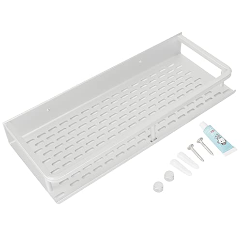 WAWPU Badezimmer-Duschregal, Space-Aluminium-Küchenkorb, Dusch-Caddy-Rack, Wandmontage, selbstklebendes Badezimmer-Duschregal, Aufbewahrungs-Organizer-Korb von WAWPU