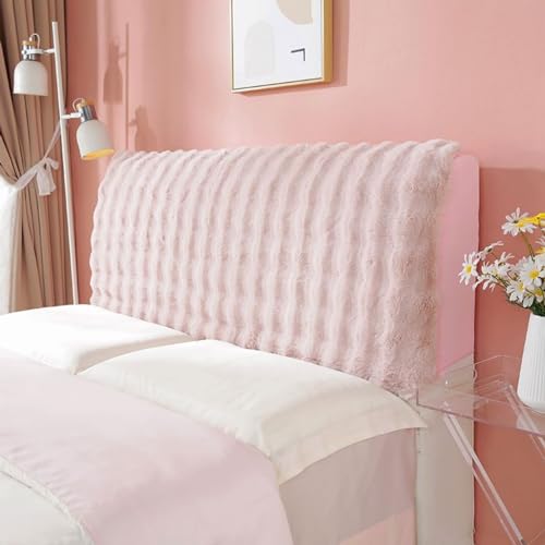 WAWPU Bettkopfteil-Schutzhülle - Moderner Luxus-Polsterbezug for Schlafzimmer und Wohnbereich(Rosa,180CM) von WAWPU
