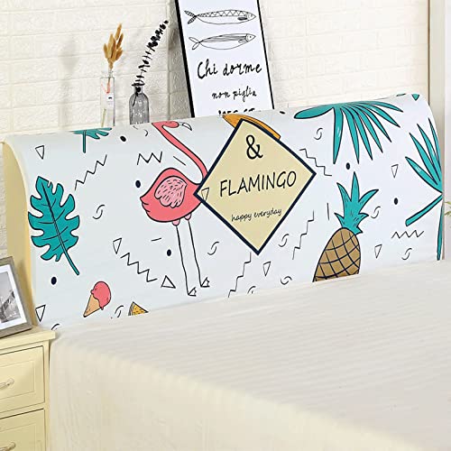 WAWPU Crystal Velvet Stretch-Kopfteilbezug for Doppelbetten in Einzelgröße, kurzer Plüsch, Ganzjahres-Schutzbezug aus Leder/Stoff/Holz for die Schlafzimmereinrichtung(E,150cm/59inch) von WAWPU